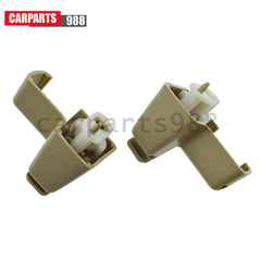 Left Right Sun Visor Retainer Clip Beige For Land Rover Range Rover L322 2003-12 6B93BC-57