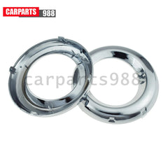 Pair Chrome Fog Light Trim For 2009-2012 Toyota RAV4 521280R030 521270R030 6B93BC-57