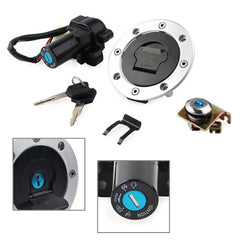 Lock Set Ignition Switch Fuel Gas Tank Cap w/Keys for Suzuki GS500 2001-2012 6B93BC-57
