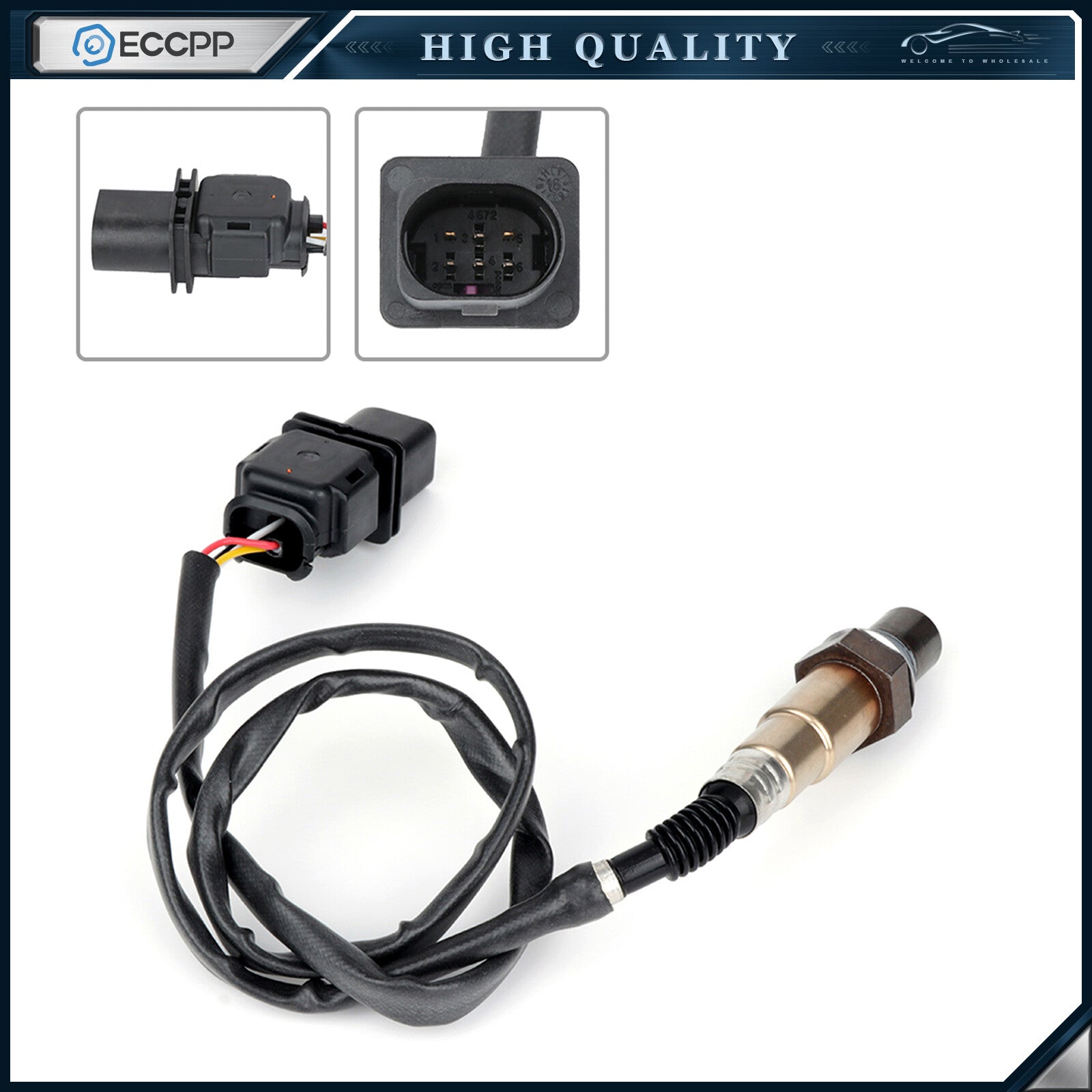 Upstream Pre-Cat For 12-2016 Hyundai Accent 1.6L Air Fuel Ratio Oxygen Sensor 6B93BC-57