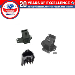Motor & Trans Mount 3PCS Set Compatible for 1998-2004 Nissan Frontier 2WD 2.4L/ 6B93BC-57