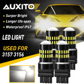 4X 3157 4157 3057 LED DRL Driving Daytime Running Light Bulbs 2400LM White 48H C 6B93BC-57