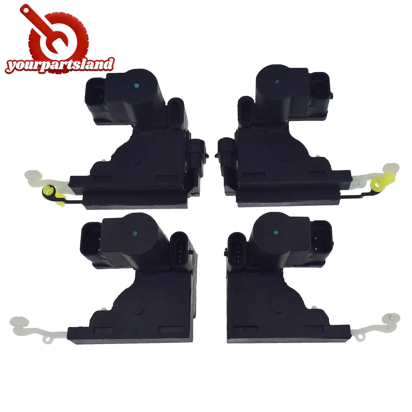 Front Rear LH RH Door Lock Actuator 4Pcs for Chevy Aveo5 Optra Pontiac G3 Wave5 6B93BC-57