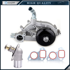 Water Pump Thermostat For Chevy Silverado Express Suburban GMC 4.8L 5.3L 6.0L