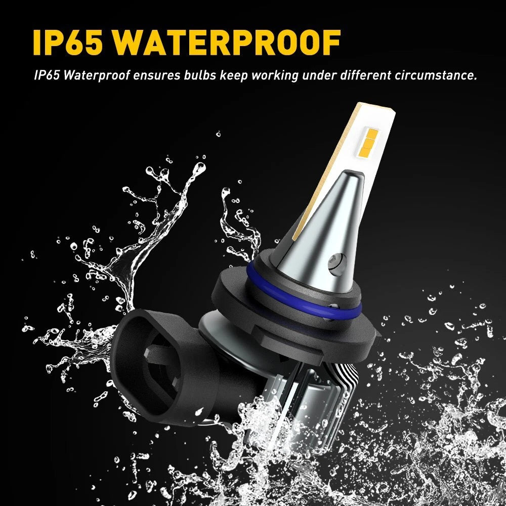 Auxito Bright Super 9006 HB4 Yellow Canbus Plug Play LED Fog Light Lamp 3000K 2x AUXITO