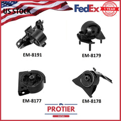 Engine Motor & Trans Mount Set for 1993-1997 Toyota Corolla 1.6L Automatic 6B93BC-57
