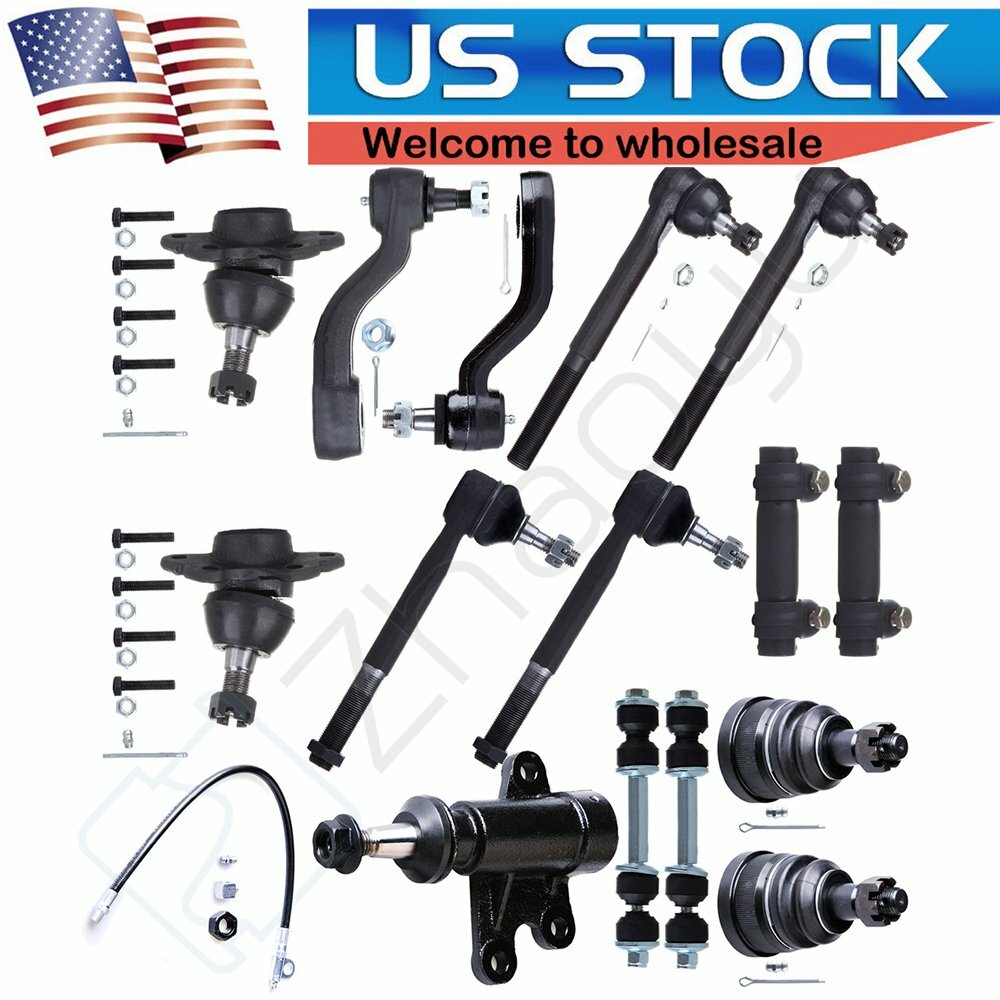 Suspension Front Ball Joint Pitman Idler Arm Kit for Chevy & GMC C2500 C3500 6B93BC-57