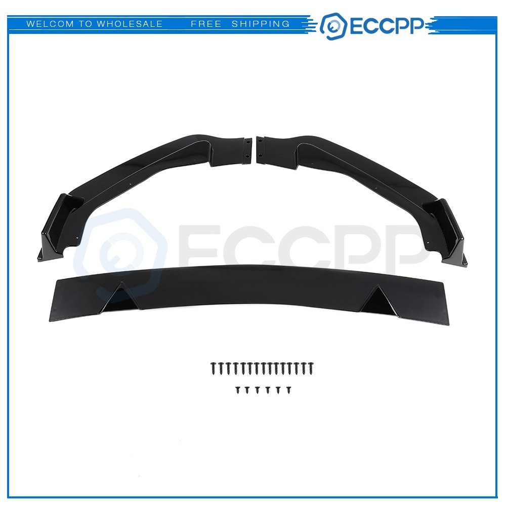 For 2014 2015 Infiniti Q50 Base Glossy Black Front Bumper Lip Spoiler Splitter 6B93BC-57