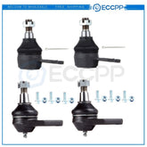 Front 4Pcs Upper Lower Ball Joints Suspension Kit For 00-01 Dodge Ram 1500 2WD 6B93BC-57