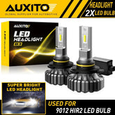 AUXITO 9012 HIR2 LED Headlight Bulb Low Beam 6500K for Toyota C-HR 2018-2019 EOA AUXITO