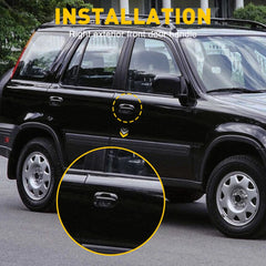 Front Passenger Side Outside Exterior Door Handle for Honda 1997-2001 CR-V EX SE 6B93BC-57