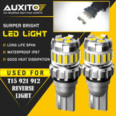 2X AUXITO T15 921 912 LED Reverse Backup Light for Toyota Honda Lexus White 18K AUXITO