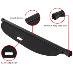 ECCPP Retractable Rear Trunk Cargo Cover Shield Shade For 2008-2012 Ford Escape 6B93BC-57