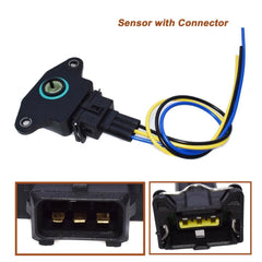 Throttle Position Sensor TPS w/ Plug Connector Wire For Kia Saab Volvo 1336385 6B93BC-57