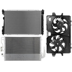 Electric Radiator Condenser Cooling Fan Kit For 2008-2010 2011 2012 Ford Escape 6B93BC-57