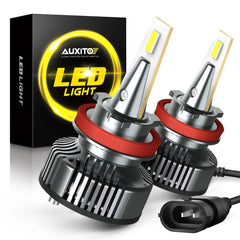 2X AUXITO H11 H8 LED Headlight Kit Low Beam Bulb Super Bright 24000LM Y13 EOA AUXITO