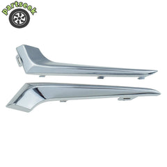 Chrome LH RH Front Bumper Fog Light Cover for Chevy Malibu 2016-2018 23478373 6B93BC-57