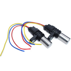 Crankshaft & Camshaft Position Sensor w/ Connectors For Nissan 2.5L 23731-6N21A 6B93BC-57
