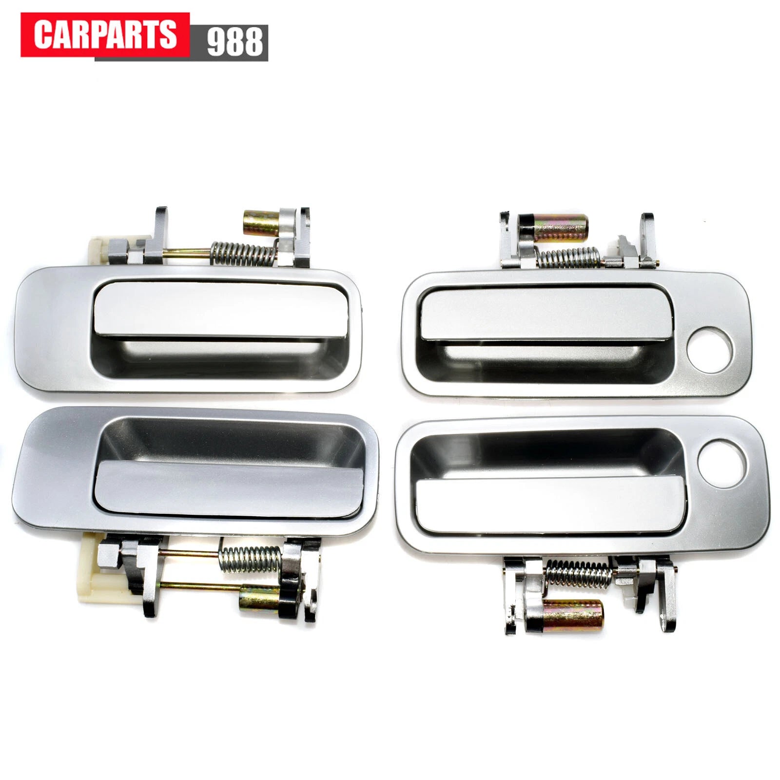 Silver Outside Door Handle Front Rear Left Right For Toyota Camry 1997-2001 6B93BC-57