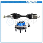 For Chevrolet Impala Cadillac DTS Front Left Wheel Hub Bearing & CV Axle Shaft 6B93BC-57