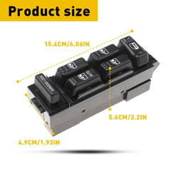 Left Power Window Master Control Switch for Chevy Silverado Suburban Tahoe 00-02 6B93BC-57