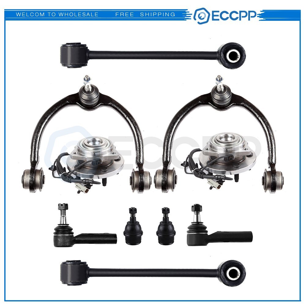 10pcs For 2005-2010 Jeep Grand Cheroke Wheel Hub Bearing Assembly Suspension Kit 6B93BC-57