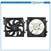 Electric Radiator Condenser Cooling Fan Assembly For 2008-2011 Subaru Impreza 6B93BC-57