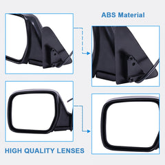 Driver Side Power Mirror For 96-98 Toyota Land Cruiser Lexus Lx450 Left Black 6B93BC-57