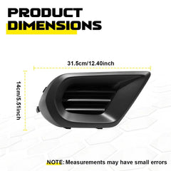 Front Bumper Fog Light Bezel Trim Cover For Subaru Forester 2014-2016 RH LH EOA 6B93BC-57
