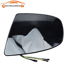 Left Driver Side Door Wing Mirror Glass Heated For 2007-14 Bmw X5 X6 E70 E71 E72 6B93BC-57