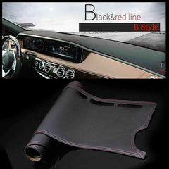 Dashboard Console Cover PU Leather Protector Sunshield Pad For Chevy Aveo 12-16