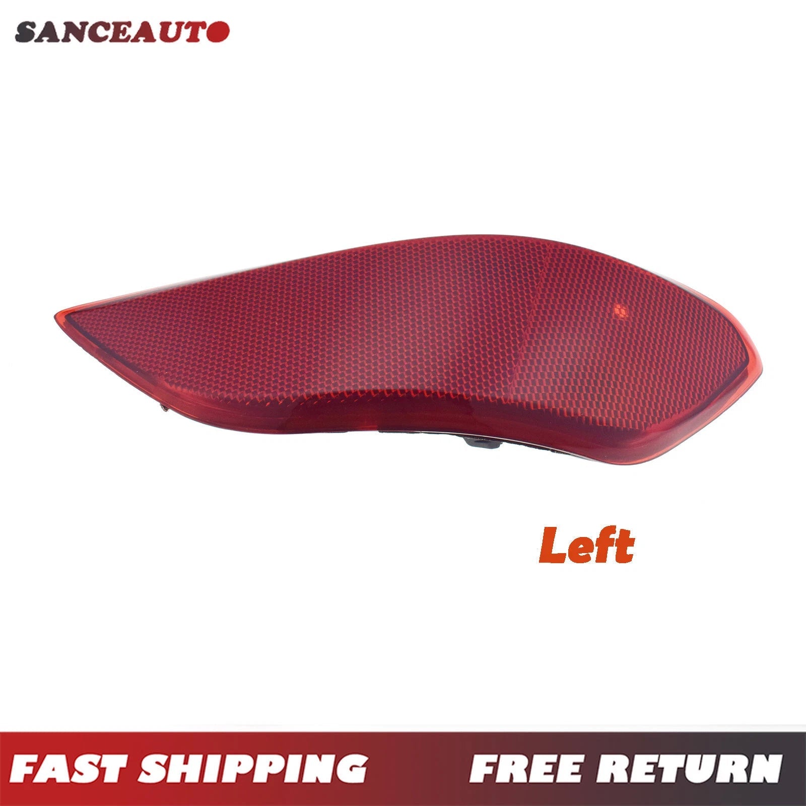 Rear Left Bumper Trim Reflector Red For Porsche Cayenne 2011-2014 95863110500 6B93BC-57