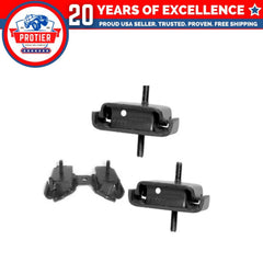Motor & Trans Mount 3pcs Set Compatible for 1988 - 1990 Toyota Land Cruiser 4.0L 6B93BC-57