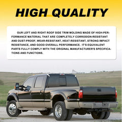 Cab Corner Roof Molding Trim White For 99-07 Ford Super Duty F-250 F-350 F-450 A 6B93BC-57