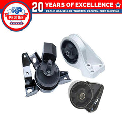 Fits Hyundai Santa Fe 2001-2004 2.4L AUTO/2001-2006 2.7L Motor Mount Set 3PCS : 6B93BC-57