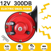 300DB Super Loud Boats Horn Electric Horn 12V For Trucks SUV Car Boat Motorcycle 6B93BC-57
