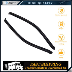 For 2001-2005 Honda Civic Coupe Window Visor Vent Guards Shades Deflectors 6B93BC-57