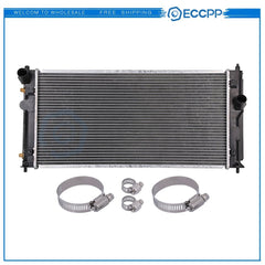Radiator For 2000-2005 Toyota Celica with Universal Oil Hose Clamps Kit 2335