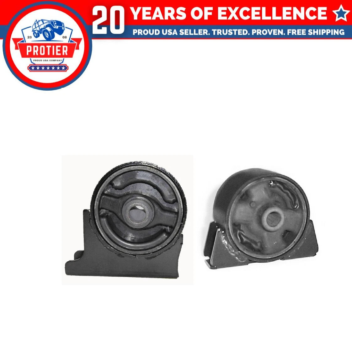 Front & Rear Motor Mount Set 2PCS for 90-93 Toyota Celica 1.6L for Auto Trans 6B93BC-57