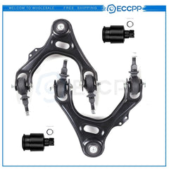 4pcs Front Upper Control Arms Lower Ball Joints For 1991-1994 1995 Acura Legend
