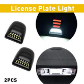 For Chevy Silverado GMC Sierra 1500 2500 2X License LED Plate Light Red DRL Tube 6B93BC-57