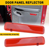 2x Door Panel Reflector Light Lens For Chevy Tahoe Suburban Silverado Avalanche 6B93BC-57