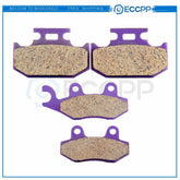 2 Pairs Brake Pads Front And Rear For Suzuki DR250 DR250SE RMX250 Carbon Fiber 6B93BC-57