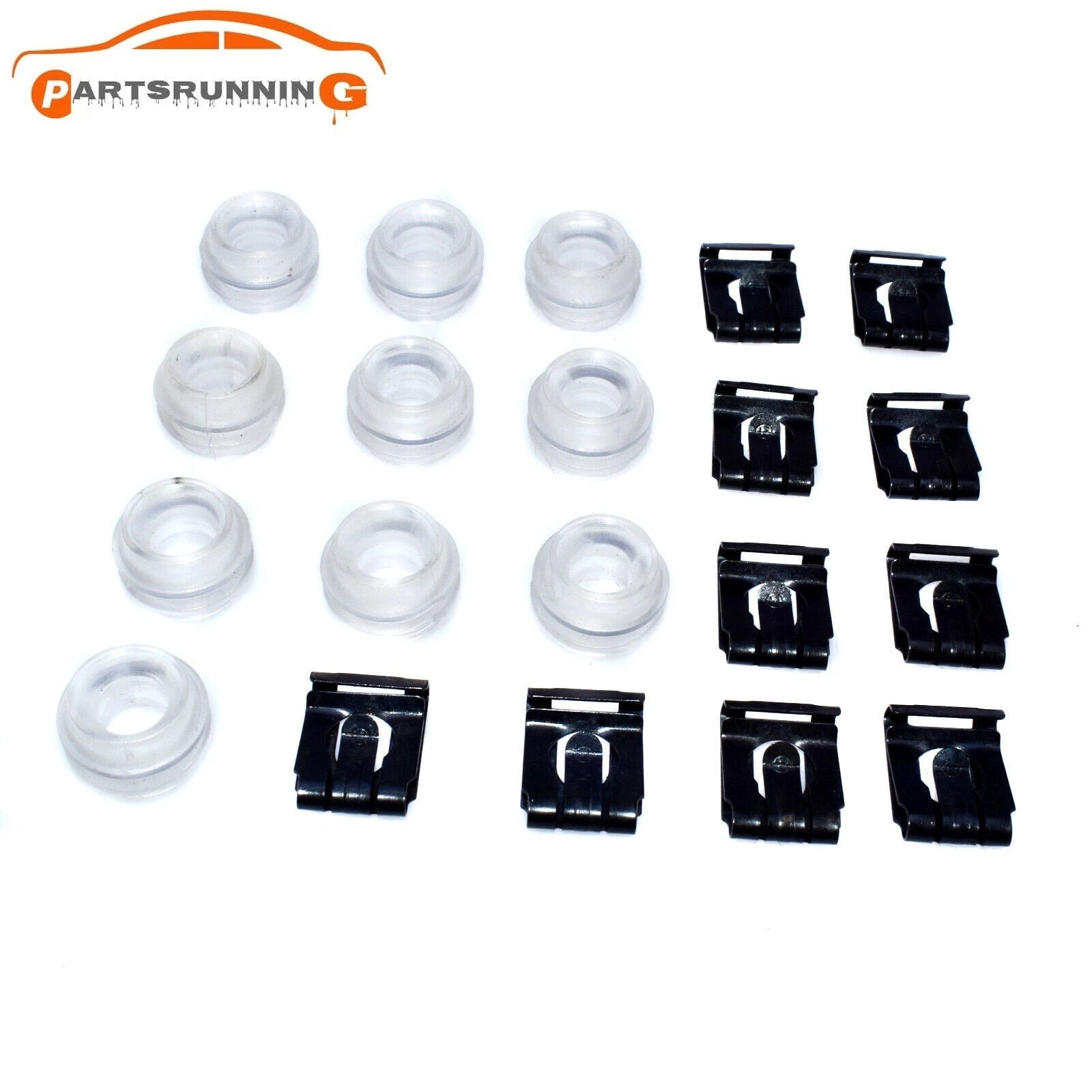 10 Set Transmission Gear Linkage Shifter Bushing w/Clip For Mercedes W111 W123 6B93BC-57