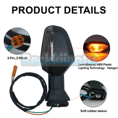 Turn Signal Lights Fit KAWASAKI NINJA 300 400 650 650R 1000 1000SX ZX10R ZX10RR