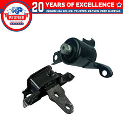 Motor & Trans Mount 2PCS Set Fit 14-17 Ford Fiesta 1.0L / 11-16 Fiesta 1.6L 6B93BC-57