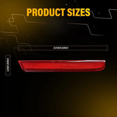 Rear Left Driver Bumper Reflector Lamp 33555-STX-A11 For Acura MDX 2010-2013 EOA 6B93BC-57