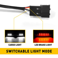 For 1994-01 Dodge Ram 1500 2500 3500 LED 3RD Third Tail Brake Cargo Lamp Light A 6B93BC-57