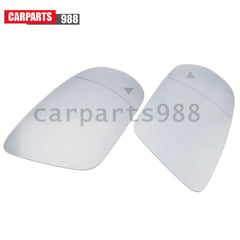 2Pcs Left Right Mirror Glass Heated w/ Blind Spot For Mercedes W205 S205 W222 6B93BC-57