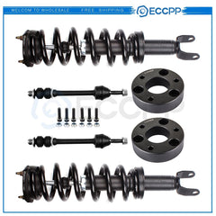 6pcs Sway Bar Complete Strut 2'' front leveling lift kit for 2011-2014 Ram 1500 6B93BC-57